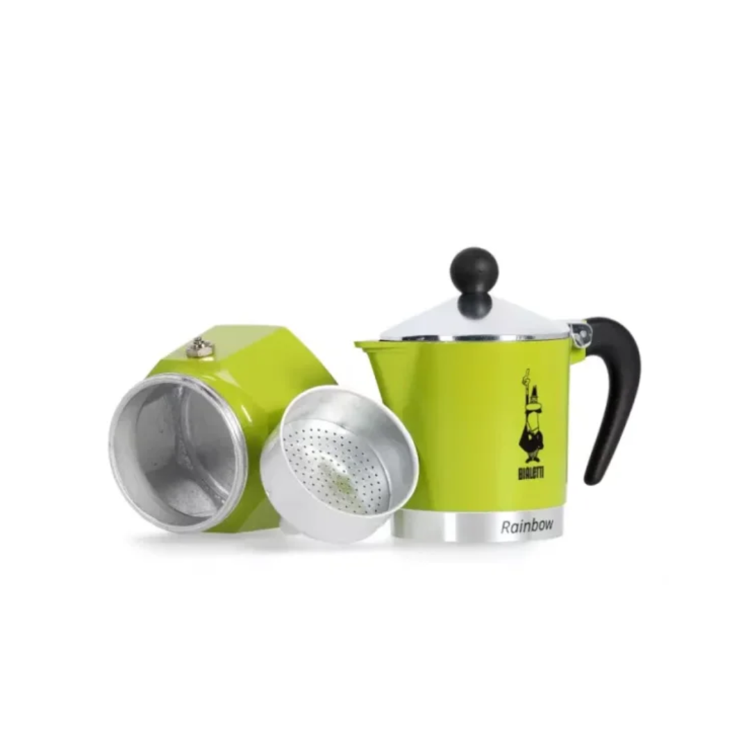 BIALETTI RAINBOW 6 TAZAS VERDE
