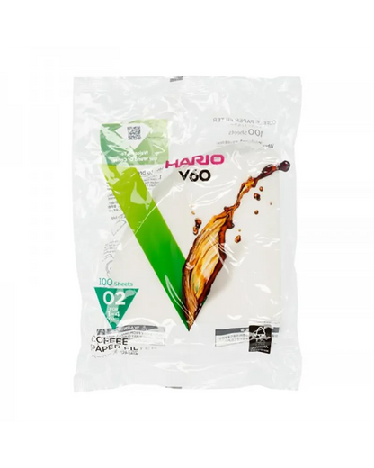 Filtros de Papel Hario V60 02 Blanco — Original Japón