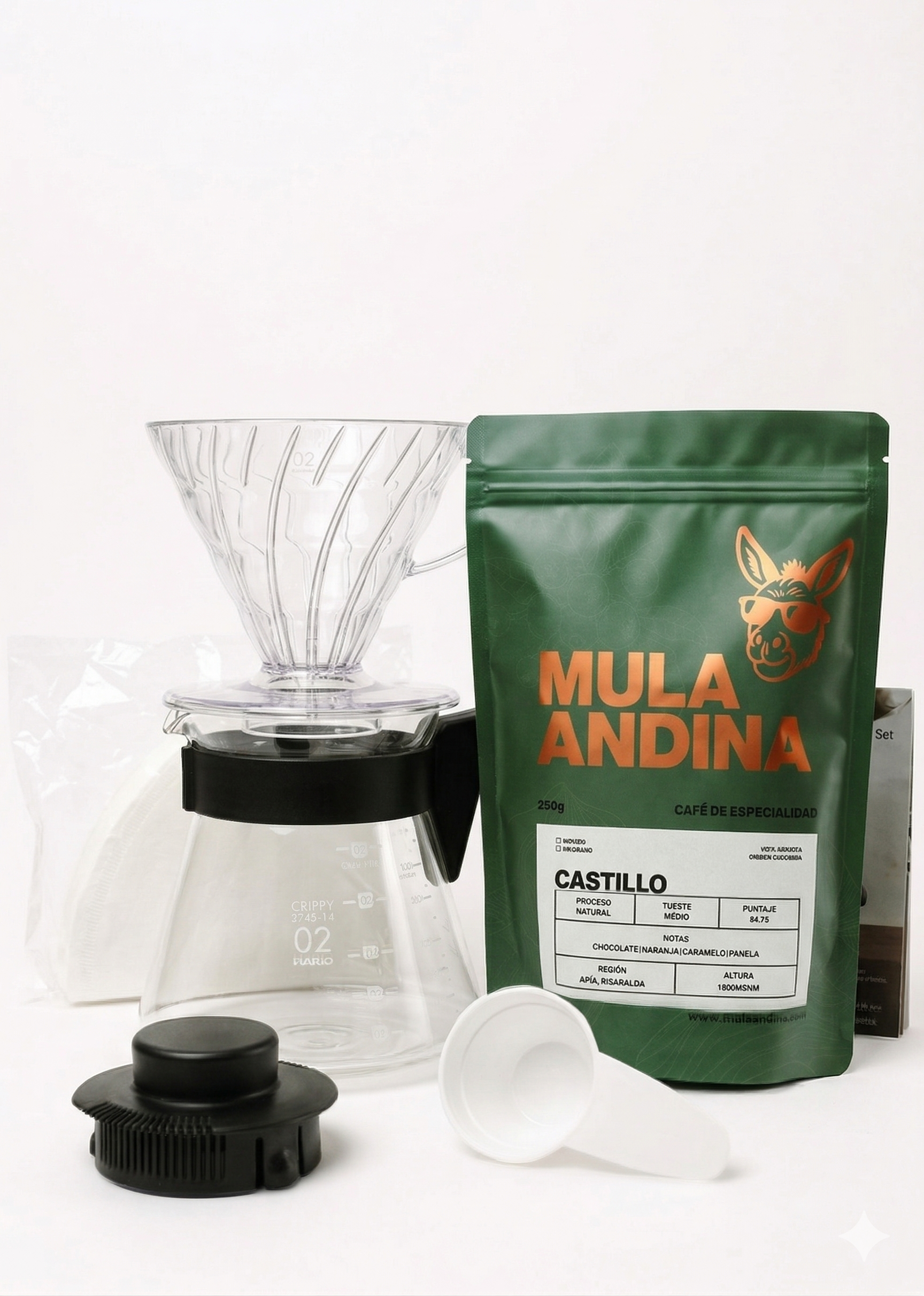 Pack Iniciación V60 | Kit Café Especialidad para Principiantes – Mula Andina Café
