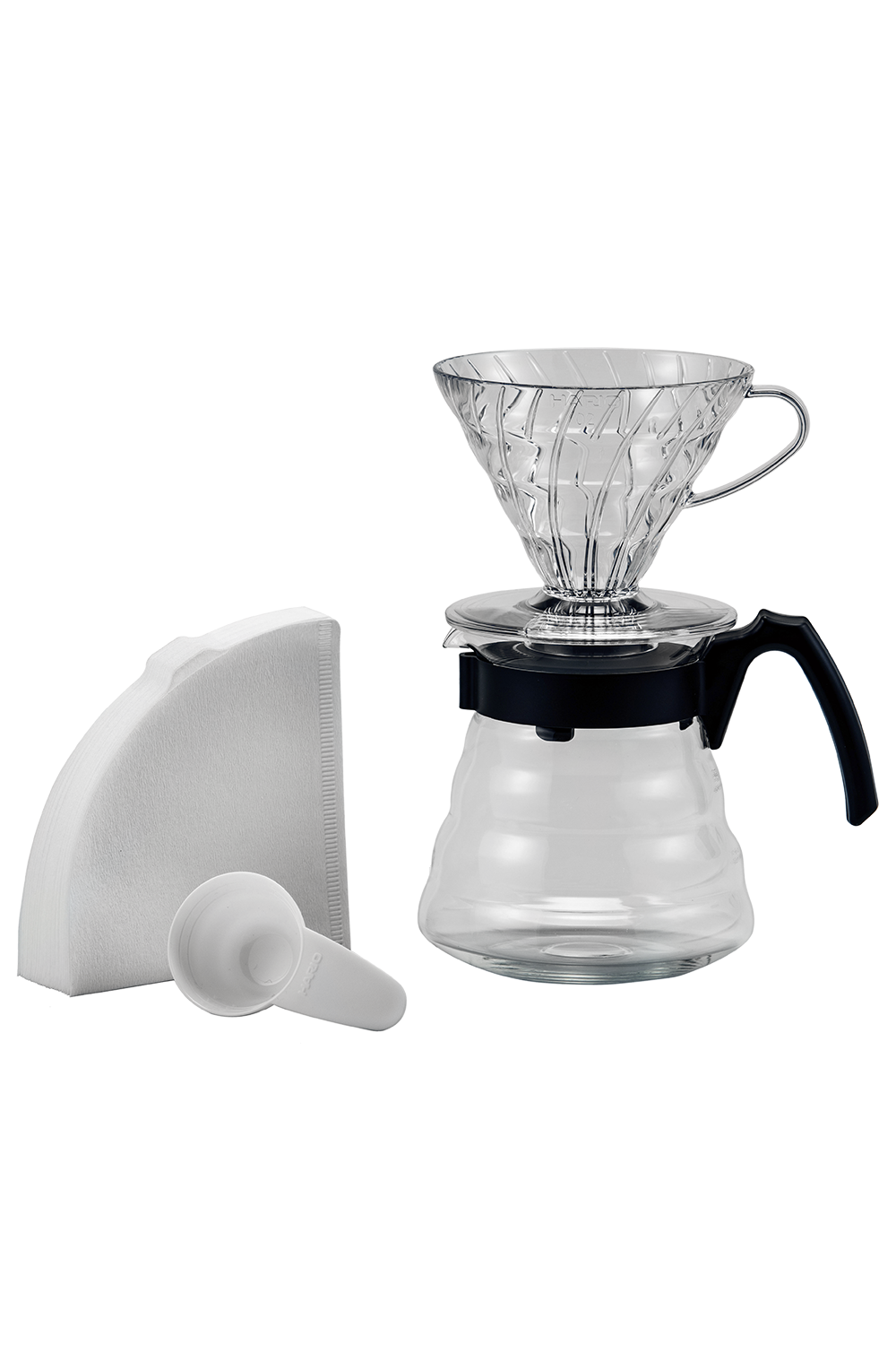 Hario Kit V60 Jarra y Dripper Negro
