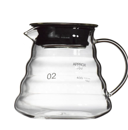 Jarra Servidora V60 Vidrio 600ml | Servidor de Café – Mula Andina Café