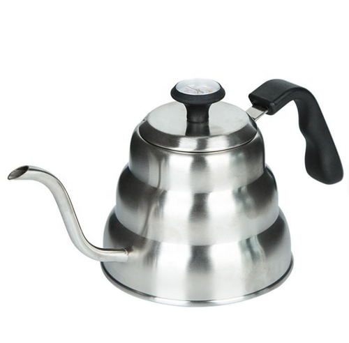 Hervidor Cuello de Cisne con Termómetro | Precisión para Café Especialidad – Mula Andina
